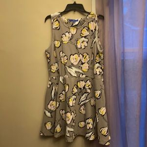 Apt 9 Gray dress size extra large floral